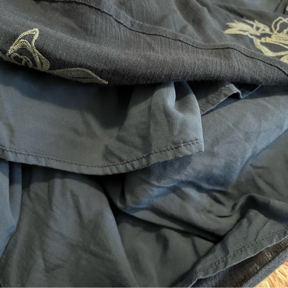 Lost + Wander Boho Floral Embroidered Swim Tunic Dress Médium - Picture 12 of 12